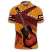 Personalized Name Love Guitar All Over Printed Unisex Shirt AK1