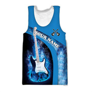 Personalized Name Guitar AK11 All Over Printed Unisex Shirt