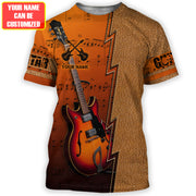 Personalized Name Guitar AK15 All Over Printed Unisex Shirt
