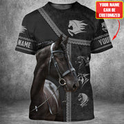 Personalized Black Horse AK24 All Over Printed Unisex Shirt