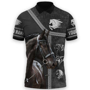 Personalized Black Horse AK24 All Over Printed Unisex Shirt