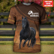 Personalized Black Horse AK26 All Over Printed Unisex Shirt