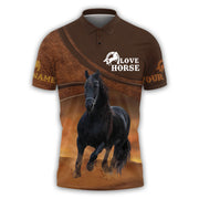 Personalized Black Horse AK26 All Over Printed Unisex Shirt