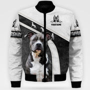 Personalized Name Staffordshire Dog AK36 3D All Over Printed Unisex Shirt