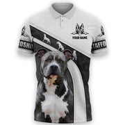 Personalized Name Staffordshire Dog AK36 3D All Over Printed Unisex Shirt