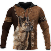 Personalized Name German Shepherd Dog AK35 3D All Over Printed Unisex Shirt