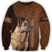 Personalized Name German Shepherd Dog AK35 3D All Over Printed Unisex Shirt