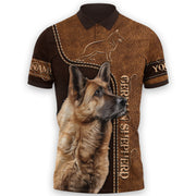 Personalized Name German Shepherd Dog AK35 3D All Over Printed Unisex Shirt