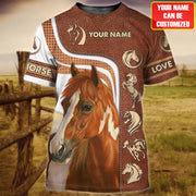 Personalized Name Horse AK40 All Over Printed Unisex Shirt