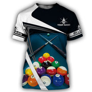 Personalized Name Billiard AK1 All Over Printed Unisex Shirt