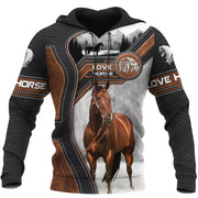 Love Horse All Over Printed Unisex Shirt