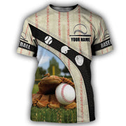 Personalized Name Baseball AK1 All Over Printed Unisex Shirt