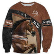 Personalized Name Horse Rearing All Over Printed Unisex Shirt