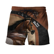 Personalized Name Horse Rearing All Over Printed Unisex Shirt
