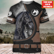Personalized Name Love Horse All Over Printed Unisex Shirt