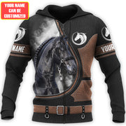 Personalized Name Love Horse All Over Printed Unisex Shirt