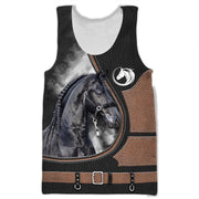 Personalized Name Love Horse All Over Printed Unisex Shirt