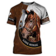 Personalized Horse All Over Printed Unisex Shirt