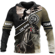Personalized Love Horse 3D All Over Printed Unisex Shirt