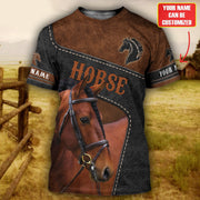 Personalized Horse 3D All Over Printed Unisex Shirt
