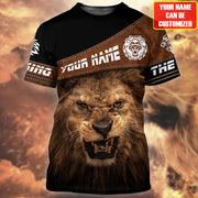 Personalized Lion The King 3D All Over Printed Unisex Shirt