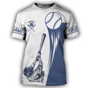 Personalized Name Baseball AK20 All Over Printed Unisex Shirt