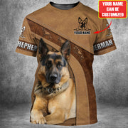 Personalized German Shepherd Dog All Over Printed Unisex Shirt