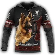 Personalized German Shepherd Dog 3D All Over Printed Unisex Shirt