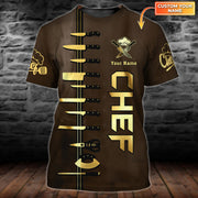Personalized Name Chef9 All Over Printed Unisex TShirt - YL97
