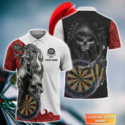 Dartboard Skull Personalized Name 3D Shirt For Darts Player P100316