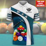 Personalized Name Billiard All Over Printed Unisex Shirt - NP01