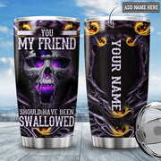 Personalized Name Skull Tumbler 20oz 30oz Cup Q031014