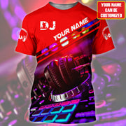 Personalized Name DJ 62 All Over Printed Unisex Shirt P032204
