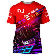Personalized Name DJ 62 All Over Printed Unisex Shirt P032204