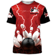 Personalized Name Bowling Player All Over Printed Unisex Shirt - LP11