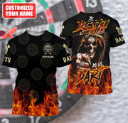 Personalized Name Darts All Over Printed Unisex Shirt - LP62 P080605