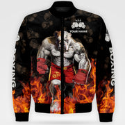 Personalized Name Boxing Bulldog 3D Shirt