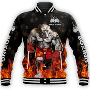 Personalized Name Boxing Bulldog 3D Shirt