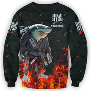 Personalized Name Jiu jitsu Shark 3D Shirt P110806
