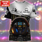 Personalized Name DJ NP3 All Over Printed Unisex Shirt P120405