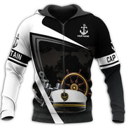 Personalized Name Captain All Over Printed Unisex Shirt