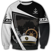 Personalized Name Captain All Over Printed Unisex Shirt