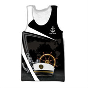 Personalized Name Captain All Over Printed Unisex Shirt