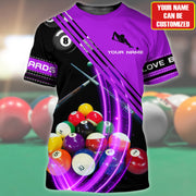 Personalized Name Billiard All Over Printed Unisex Shirt - LP6