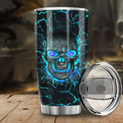 Skull Blue Version Tumbler 20oz 30oz Cup