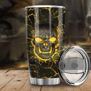 Skull Gold Version Tumbler 20oz 30oz Cup