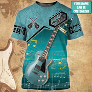 Personalized Name Guitar 16 All Over Printed Unisex Shirt