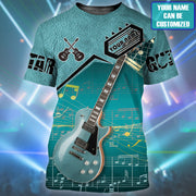 Personalized Name Guitar 16 All Over Printed Unisex Shirt