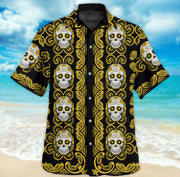 Skull Patterm Hawaii Shirt LP02