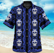 Skull Patterm Hawaii Shirt LP04